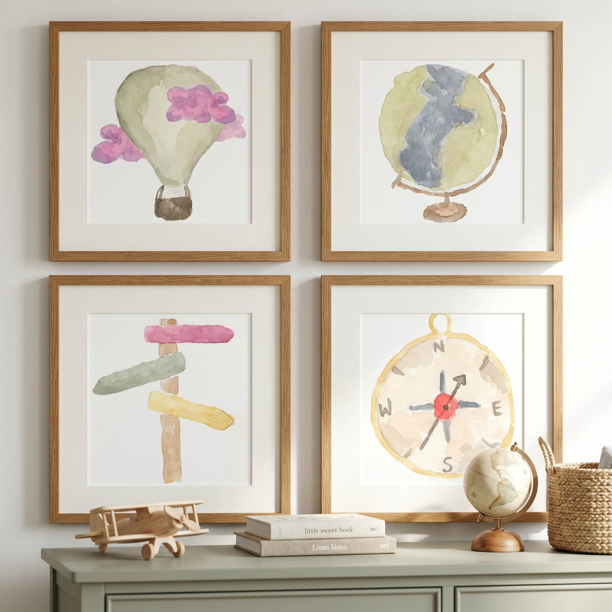 Adventure Awaits Nursery Prints