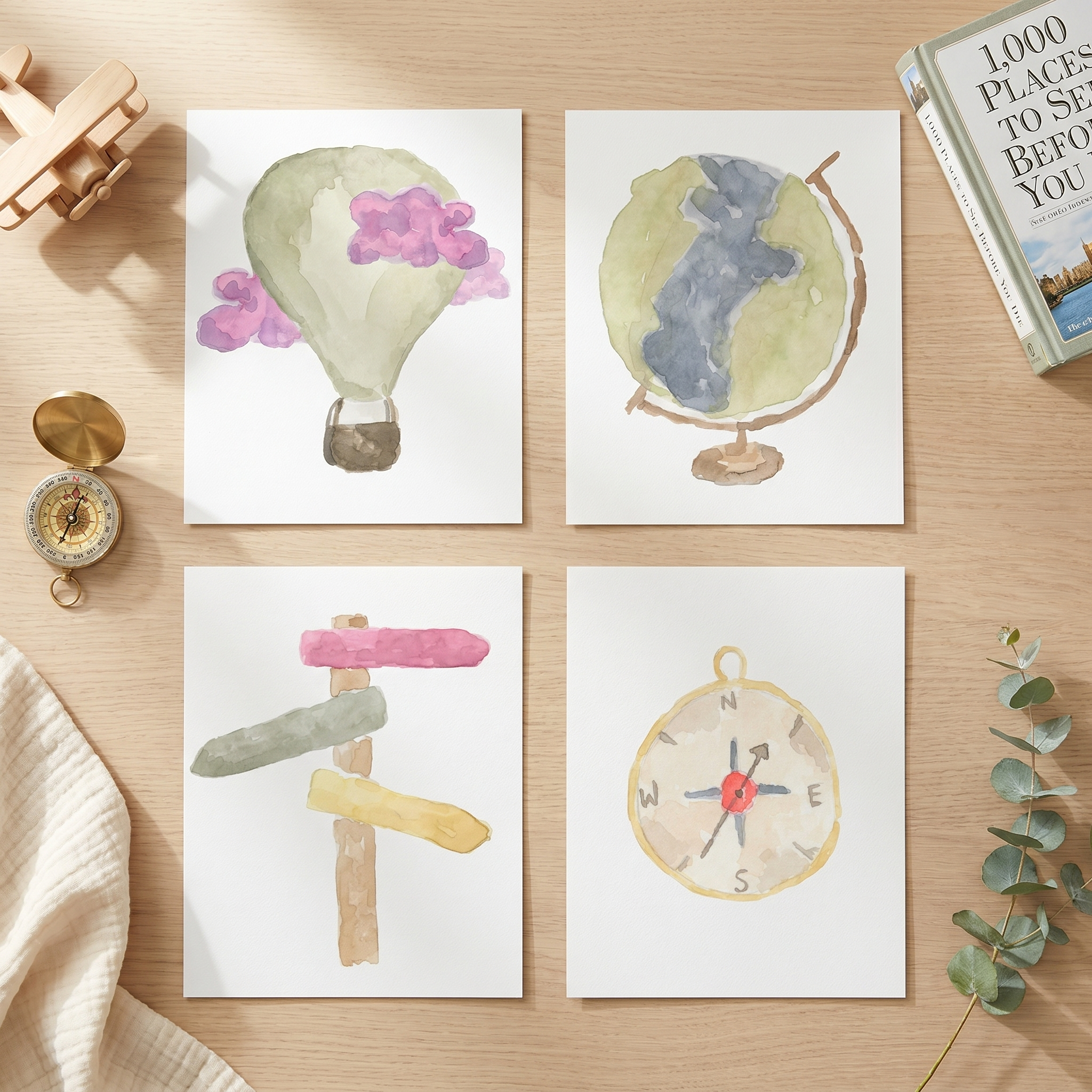 Adventure Awaits Nursery Prints