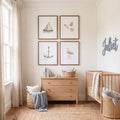 Coastal Sanctuary Nursery Prints
