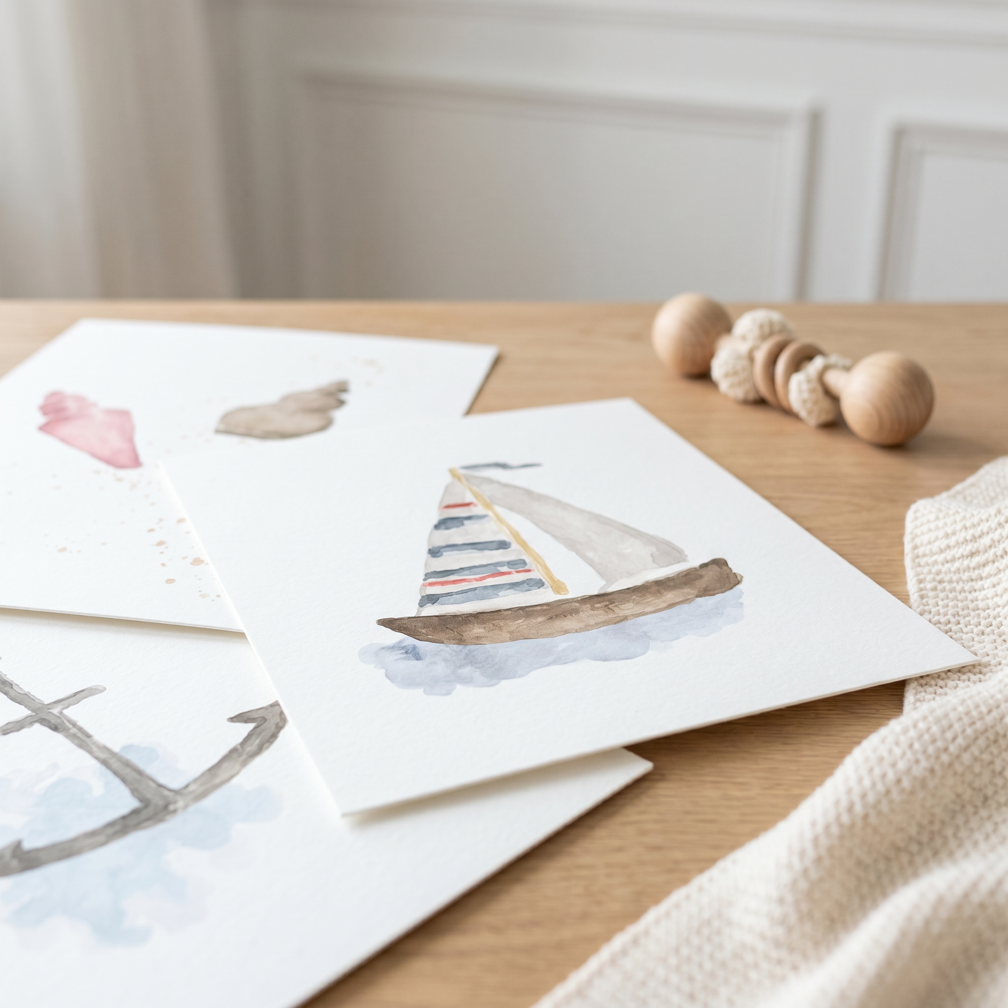 Coastal Sanctuary Nursery Prints