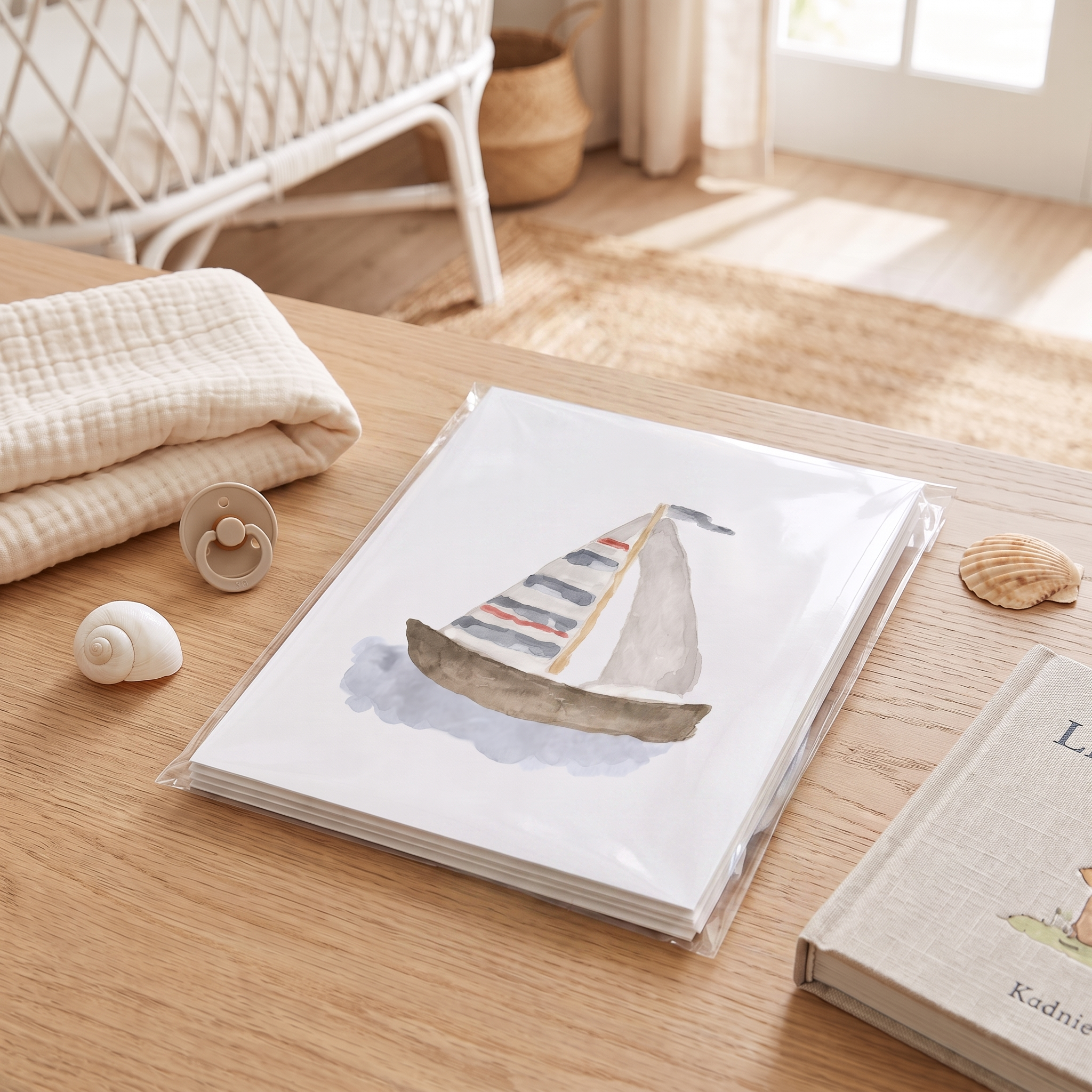 Coastal Sanctuary Nursery Prints